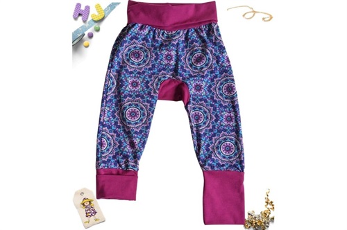 Buy 0m-6m Grow with Me Pants Purple kaleidoscope now using this page